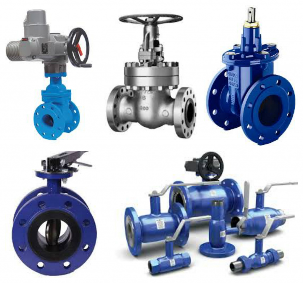 Задвижки, затворы, комплектующие